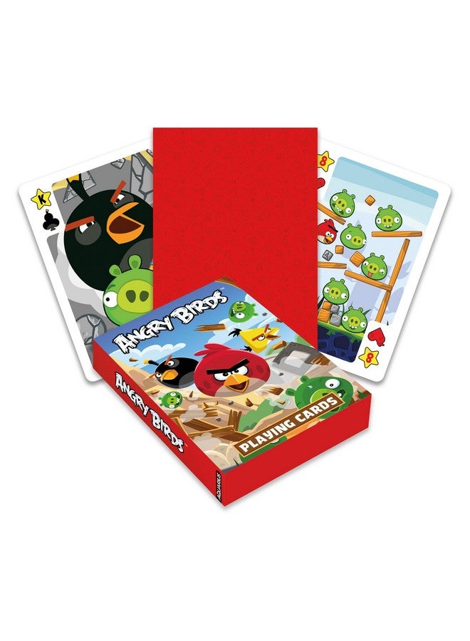 Aquarius Aquarius Angry Birds Playing Cards - Angry Birds Themed Deck of Cards for Your Favorite Card Games - Officially Licensed Angry Birds Merchandise & Collectibles