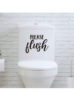 Vinyl Wall Art Decal Please Flush Funny Modern Humorous Toilet Flushing Design For Apartment Home Bathroom Dorm Room Restaurant Indoor Decoration - pzsku/Z4A4618BDF1916FF99E01Z/45/_/1721377993/d0bb387a-fa9f-4a7a-9076-692500b7be56