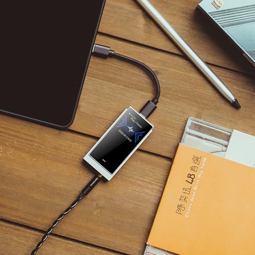 SHANLING UA6 Portable Headphone Amplifier, USB DAC Amp, CS43131x4 DAC, 768kHz/32bit DSD512, 1.3IN Display, for Android/iOS/Mac/Windows, 3.5/4.4mm/SPDIF Output, Up to 361mW@32Ω Output (Grey) - Image 5