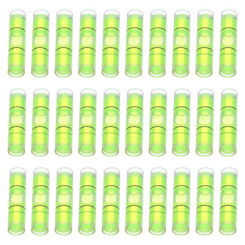 50pcs Mini Bubble Level Vials 8x35mm High Precision Spirit Level Tool for Picture Hanging - Image 2