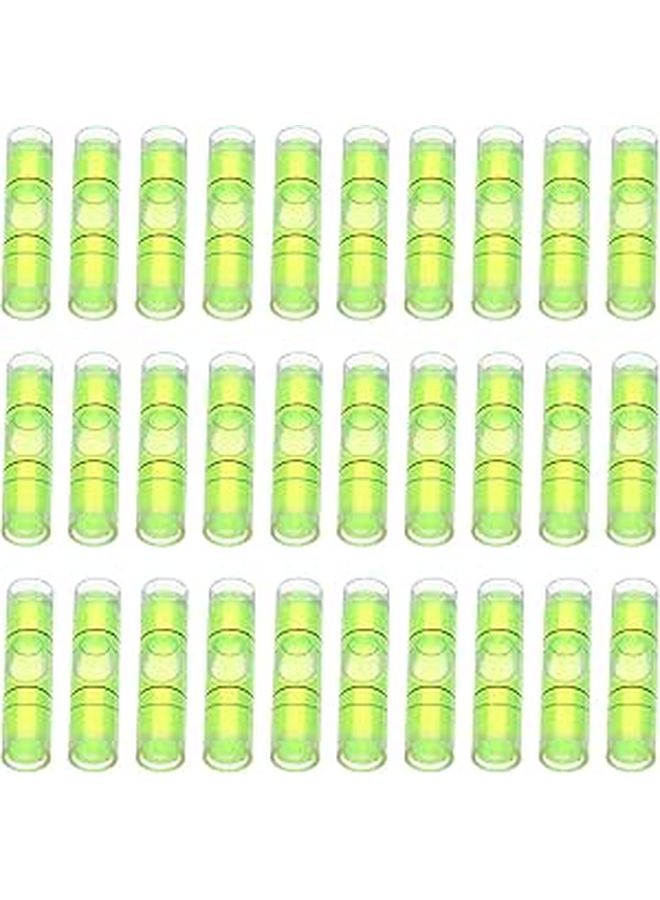 50pcs Mini Bubble Level Vials 8x35mm High Precision Spirit Level Tool for Picture Hanging - Image 1