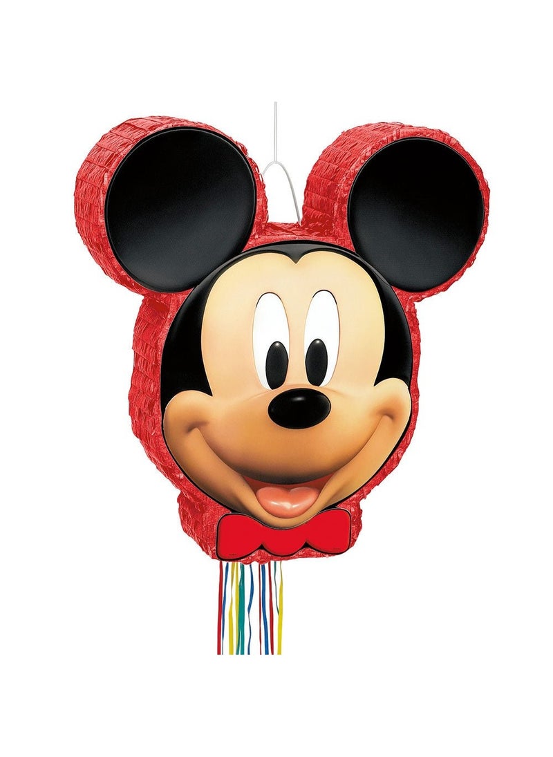 Unique Mickey Mouse Piñata Red Pull Model 50 x 47 cm