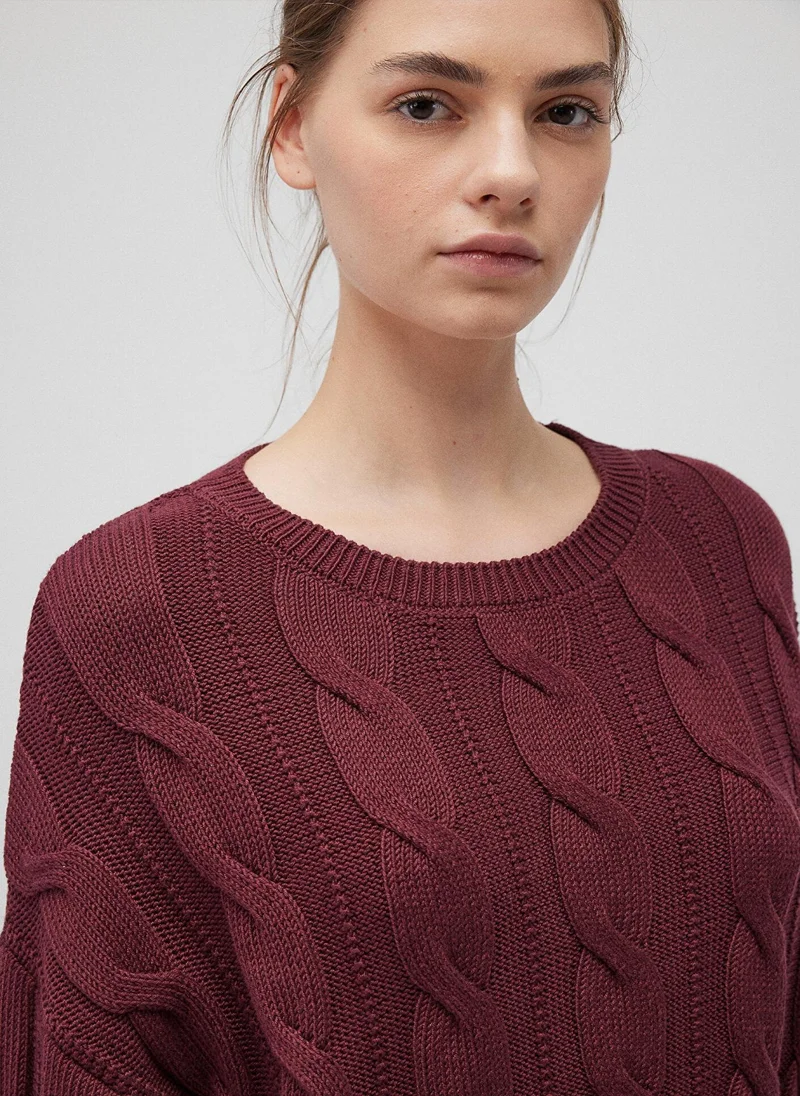 MAVI Burgundy Crewneck Sweater