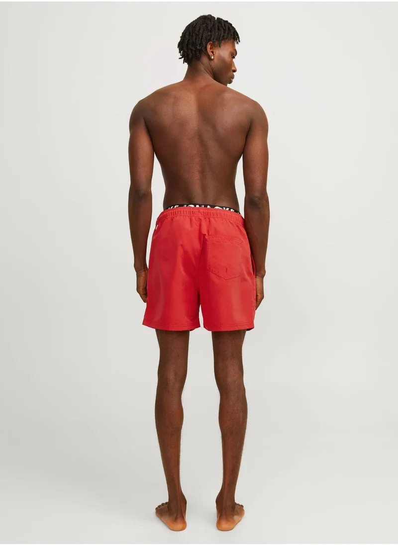 JACK & JONES Logo Drawstring Shorts