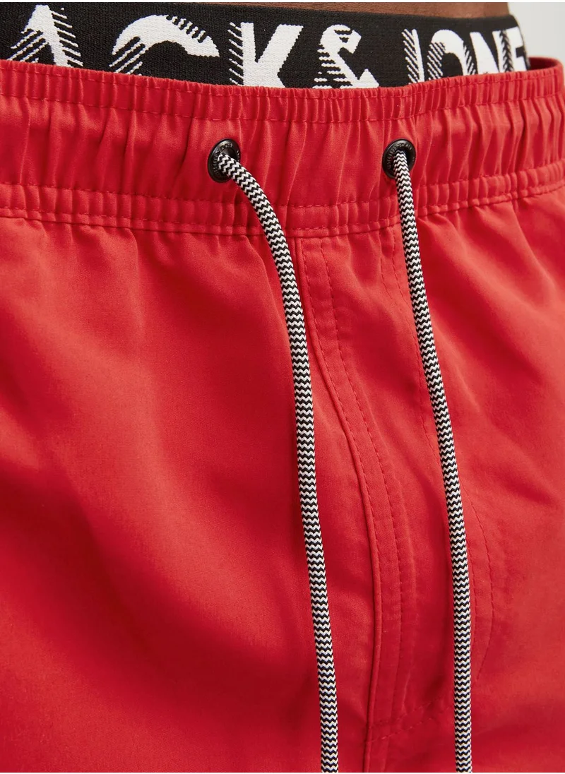 JACK & JONES Logo Drawstring Shorts