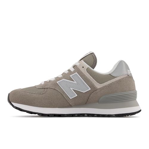 New Balance Women's 574 Core Sneaker, Grey/White, 7 Wide - Image 5