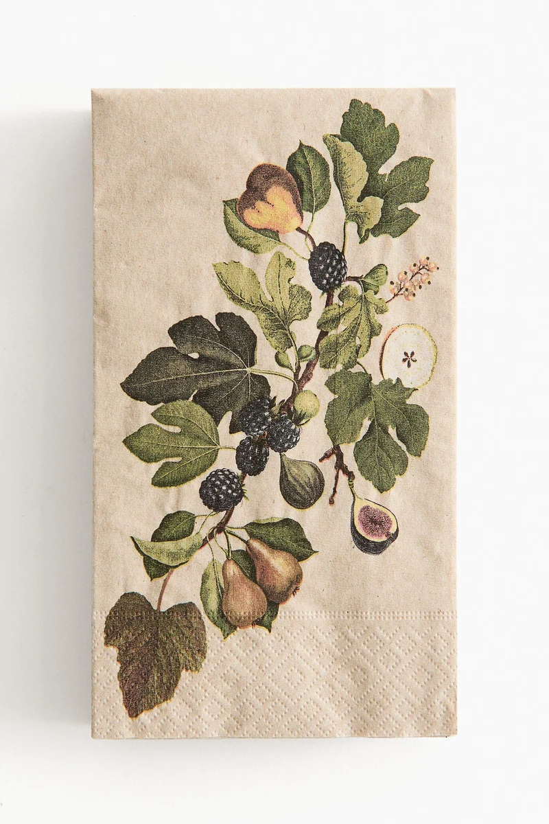 H&M 15-pack rectangular paper napkins