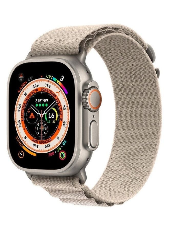 Generic - 3Pack for Apple Watch Band 49mm 45mm 44mm 42mm Alpine Loop Band, Trail Ocean Compatible with Ultra/8/7/SE/6/5/4/3/2/1 Yellow/Beige/Dark Grey - Image 1