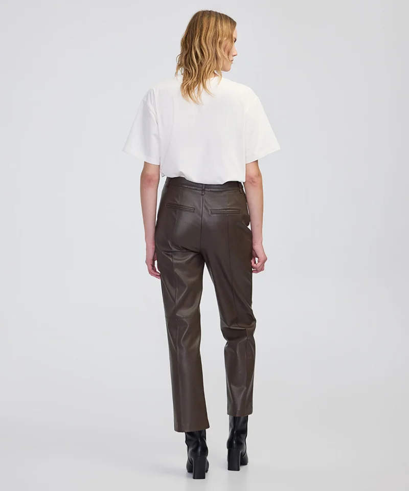 Ipekyol  Leather-Effect Straight-Leg Trousers for Women | Best Price UAE