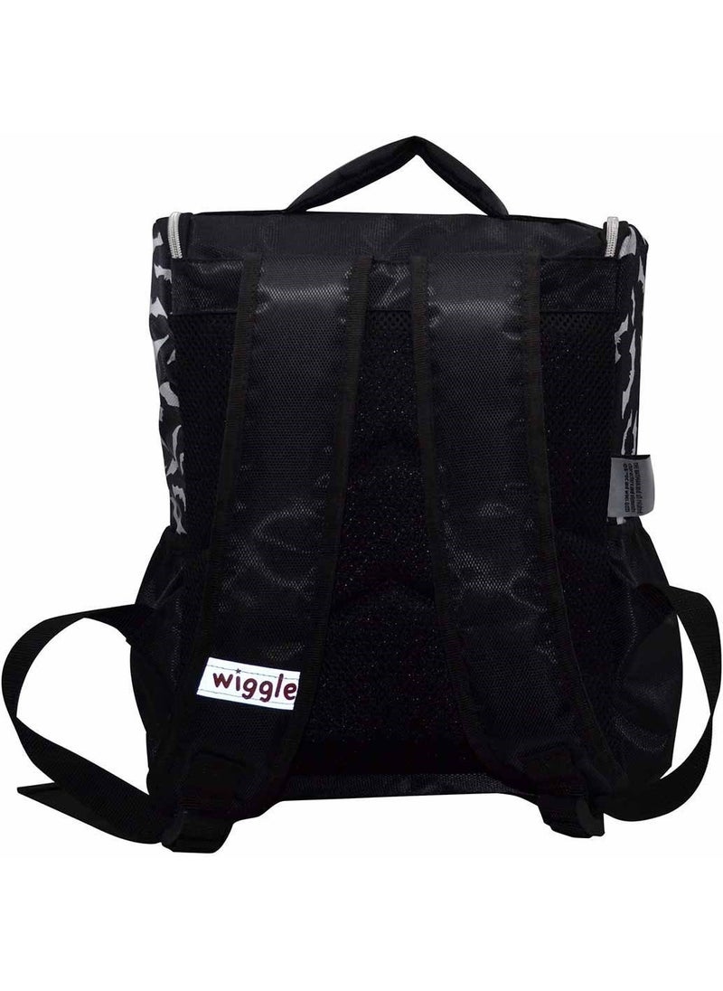 Batman School Bag 1230 Black Red and Lunchbox and Lunch Box  - Image 3
