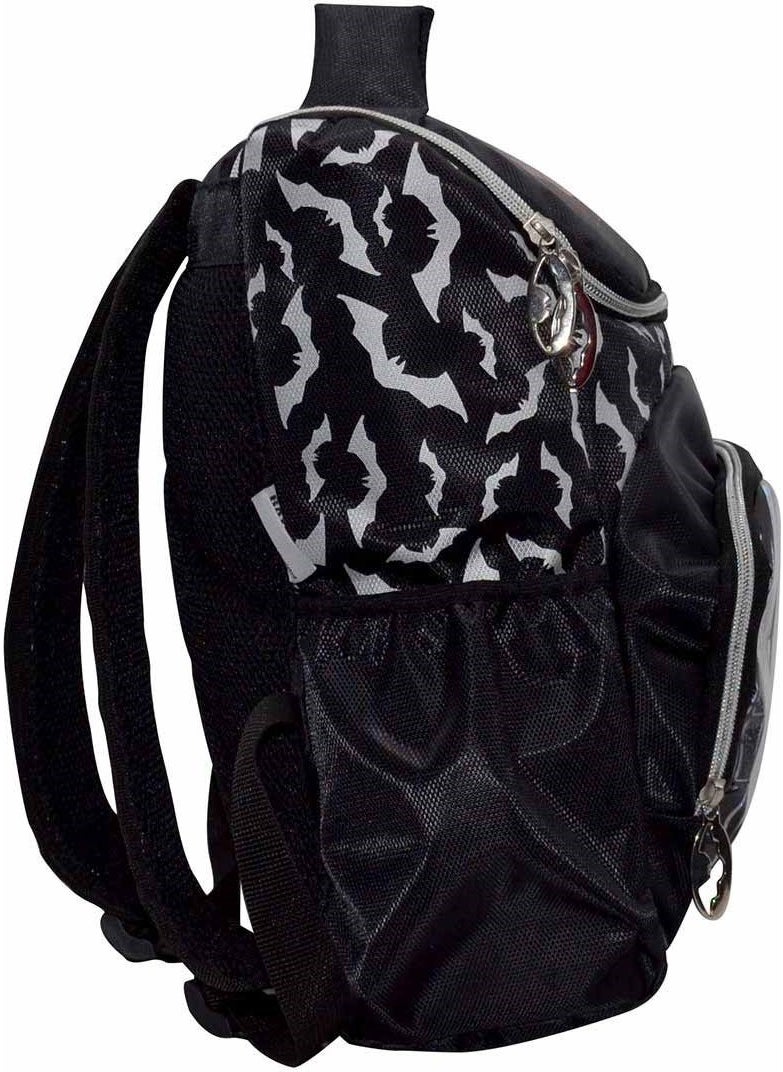 Batman School Bag 1230 Black Red and Lunchbox and Lunch Box  - Image 4