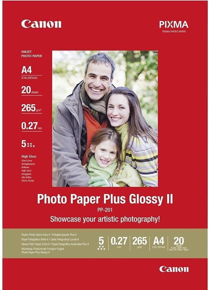 Canon Original Pp-201A4 Bubblejet Media Photo Paper A4 20Sh