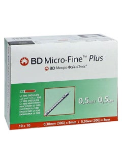 Micro-Fine Plus Insulin Syringe 30g x 8 mm 0.5 mL 100's