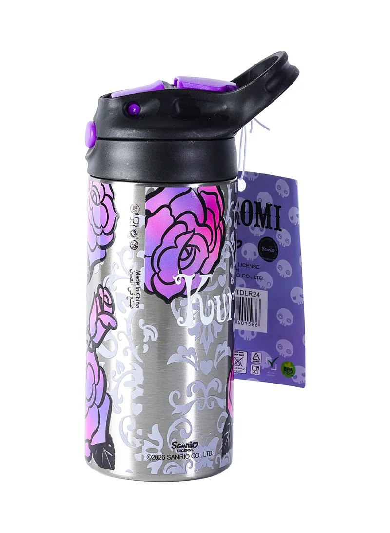 Sanrio  Sanrio Kuromi Stainless Steel Water Bottle 500ml | Insulated Kids Drink Bottle | Leak-Proof Cartoon Water Flask | Durable School & Travel Bottle for Girls for Women | Best Price UAE