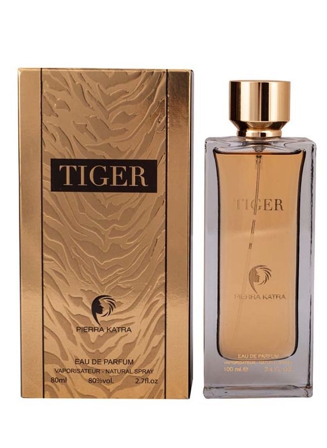Pierra Katra Tiger For Unisex By Pierra Katra EDP 80ml  - Image 3
