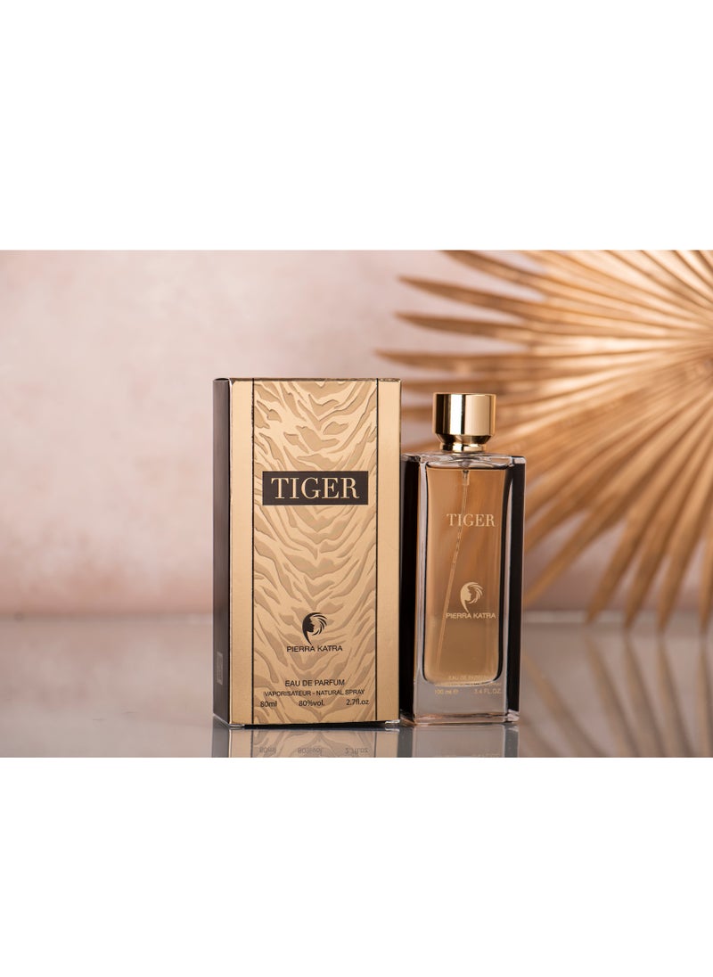 Pierra Katra Tiger For Unisex By Pierra Katra EDP 80ml  - Image 2