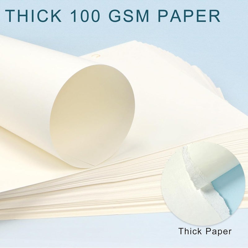 Toplive A6 Refill Paper, [5 Pack] 100GSM Thick Refillable Blank Paper 6 Hole Filler Inserts Loose Leaf Paper 225 Sheets (450 Pages) for 6 Ring Binder Journal Notebook - Image 3