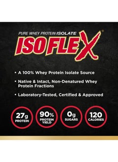 AllMax Nutrition ALLMAX ISOFLEX Whey Protein Isolate, Chocolate - 2 lb - 27 Grams of Protein Per Scoop - Zero Fat & Sugar - 99% Lactose Free - Gluten Free & Soy Free - Approx. 30 Servings  - Image 3