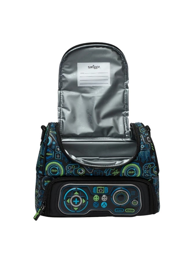 Smiggle Children's Double-Layer Insulated Lunch Bag with Cartoon Print, Student Lunchbox, Portable Large Capacity Food Carrier Bag - Image 2