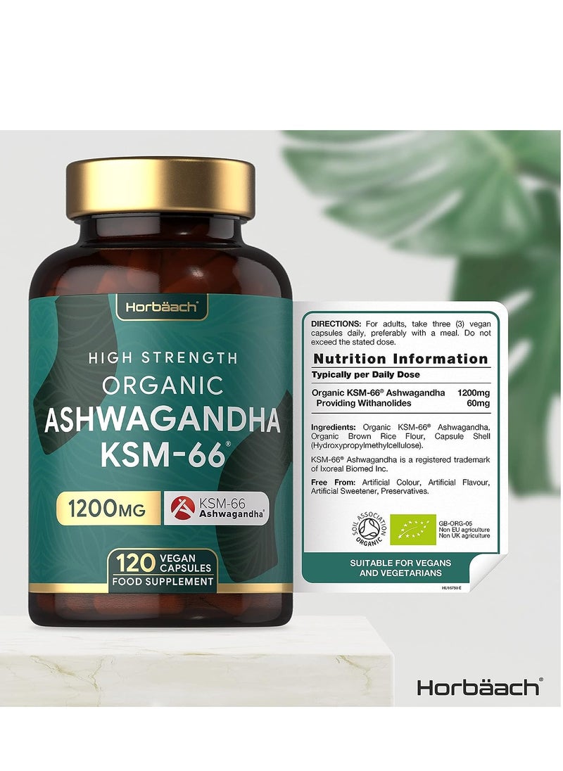 Horbaach Horbaach KSM 66 Ashwagandha 120 Capsule  - Image 2