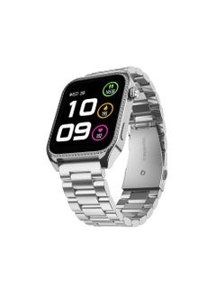 Fire-Boltt Xelor Luxury Stainless Steel Smart Watch. 1.78" AMOLED, Always-On Display, 368 * 448 px Resolution, Bluetooth Calling, 75 HZ Refresh Rate