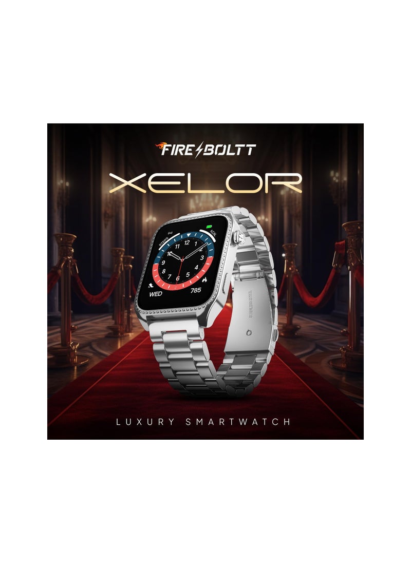 Generic - Fire-Boltt Xelor Luxury Stainless Steel Smart Watch. 1.78" AMOLED, Always-On Display, 368 * 448 px Resolution, Bluetooth Calling, 75 HZ Refresh Rate - Image 1