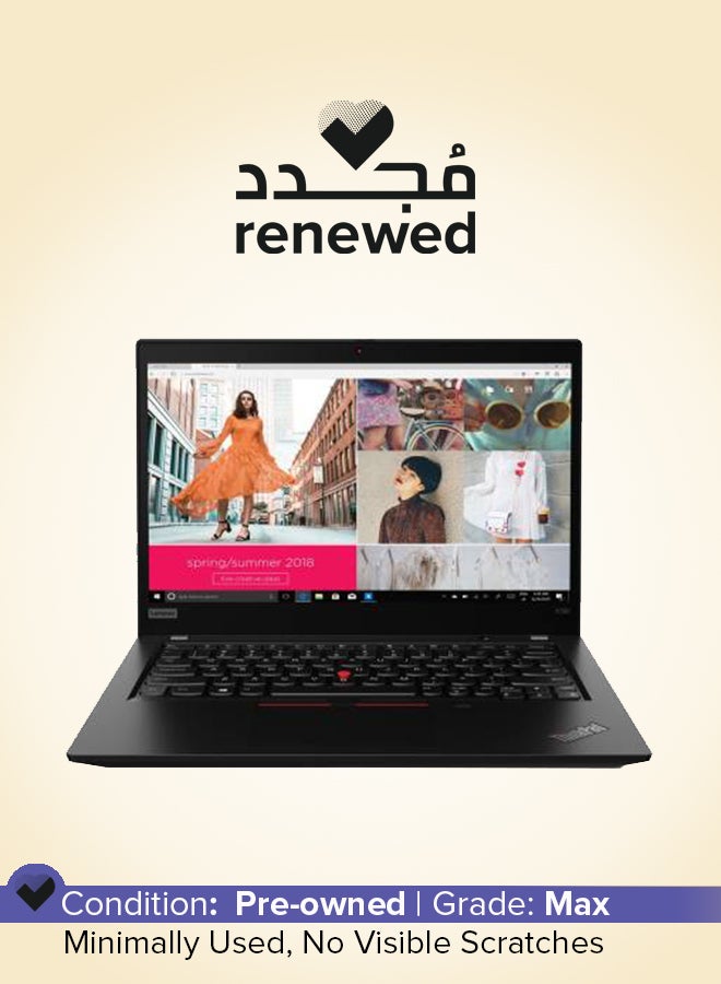 مجدد - لابتوب ThinkPad X390 بشاشة 13.3 بوصة، مع معالج Intel Core i5 الجيل 8/ذاكرة RAM سعة 8 جيجابايت/قرص SSD سعة 512/Windows 10 Pro الإنجليزية السوداء