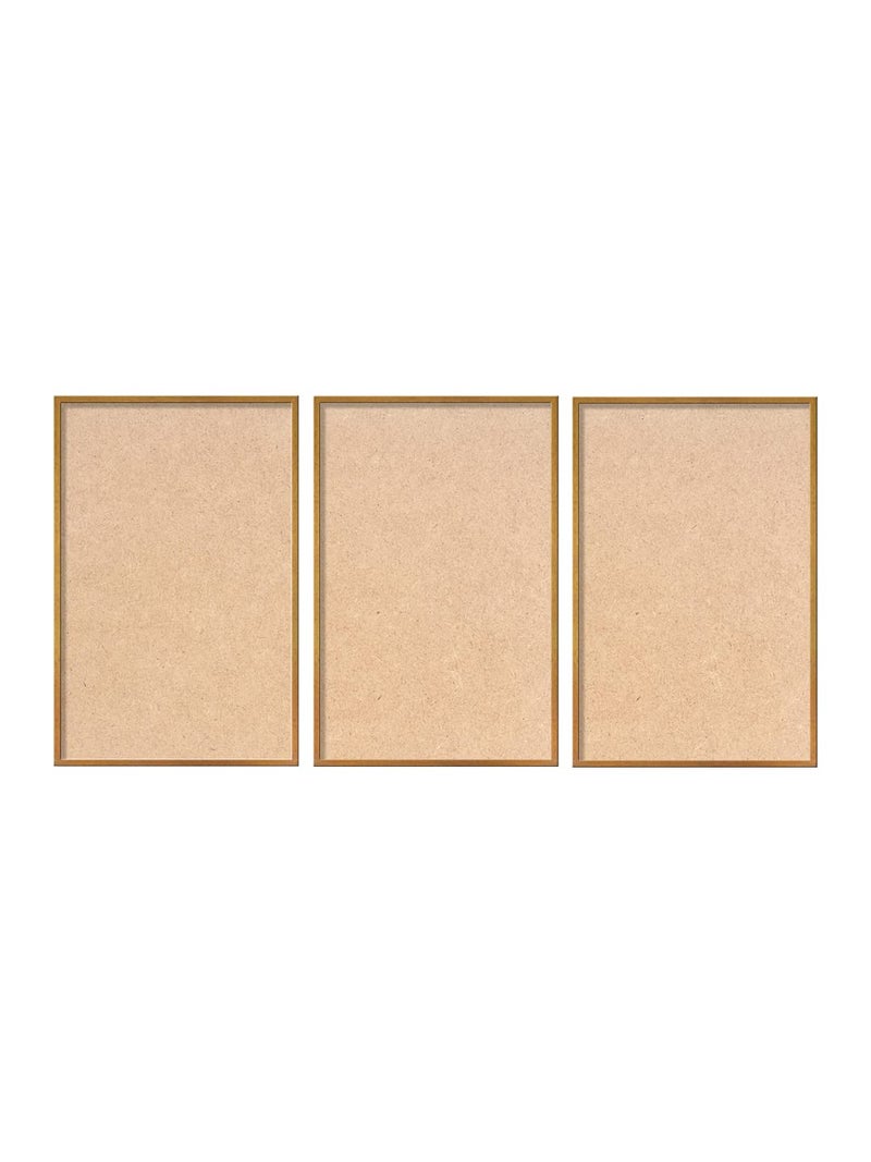 999STORE palm green leaf wall art painting for hall wall living room bedroom leaf painting with frame set of 3 Bo3Frames086 - Image 4