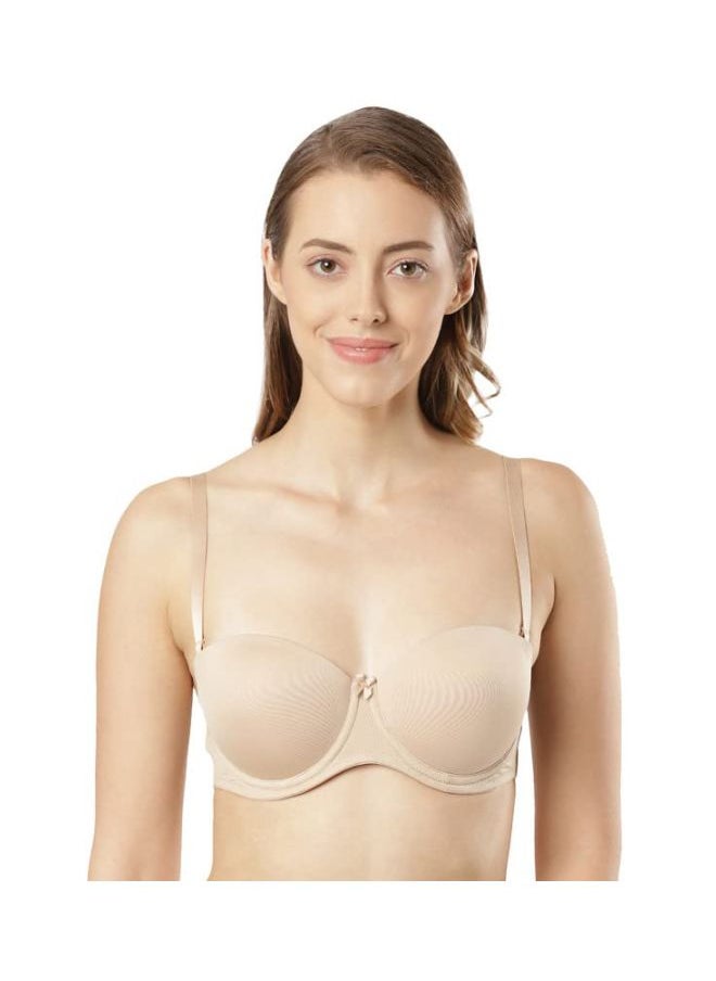 JOCKEY - Jockey 1831 Women Under Wired Padded Soft Touch Microfiber Nylon Elastane Stretch Full Coverage Multiway Styling Strapless Bra with Ultra Grip Support Band - Image 1