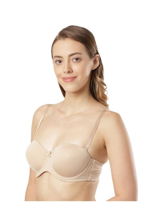 JOCKEY - Jockey 1831 Women Under Wired Padded Soft Touch Microfiber Nylon Elastane Stretch Full Coverage Multiway Styling Strapless Bra with Ultra Grip Support Band - Image 1
