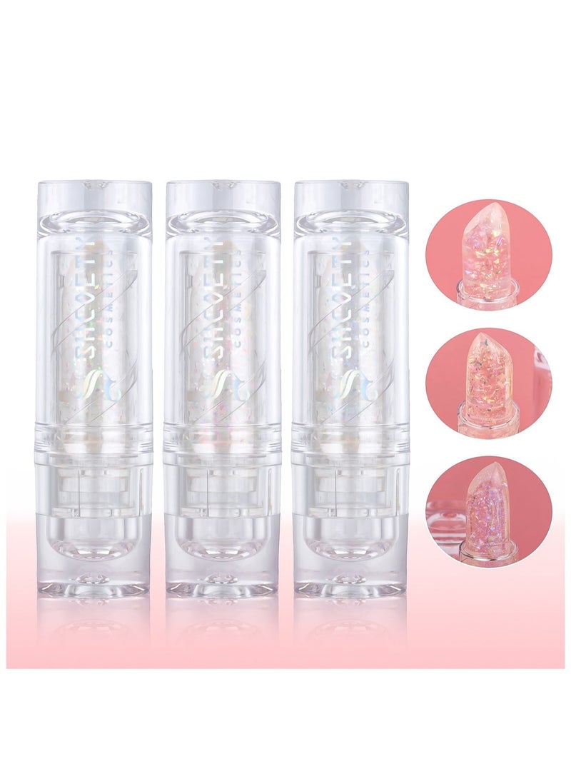 SHCOETY color temperature color change lip gloss lip balm is infused with natural plant formula, containing delicious fruit extract and refreshing fruit fragrance, giving you a comfortable tasting experience. The delicious taste will make you slide again and again, - Image 2