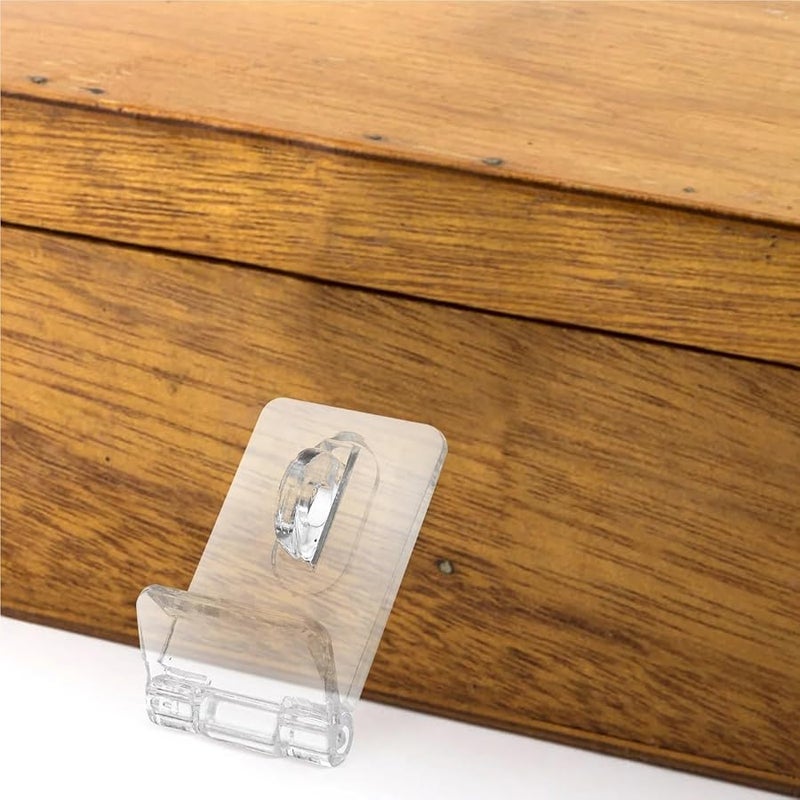 60Pcs Clear Acrylic Hinges And Latches For Display Cases Jewelry Boxes Storage Bins - Image 5