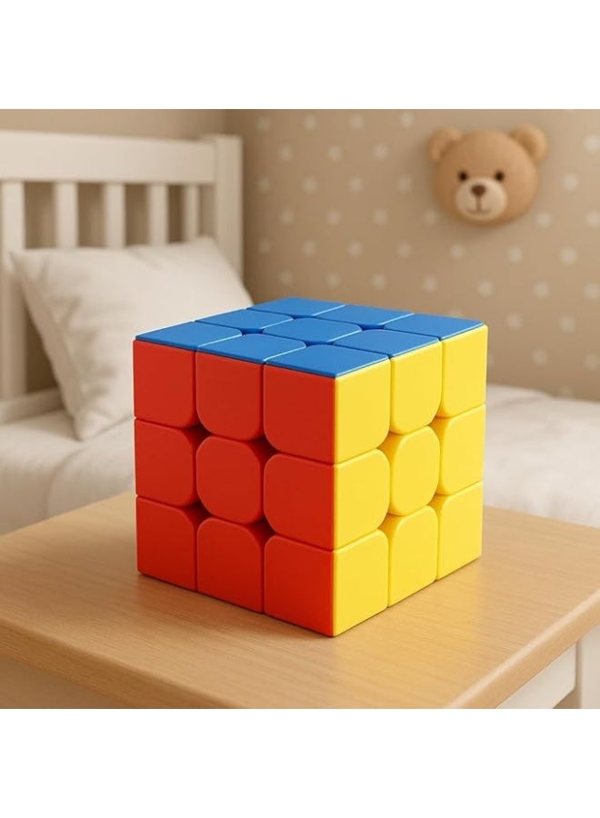 Magic Speed Cube Easy Turning and Smooth Play Durable Puzzle Cube Toy for Kids
