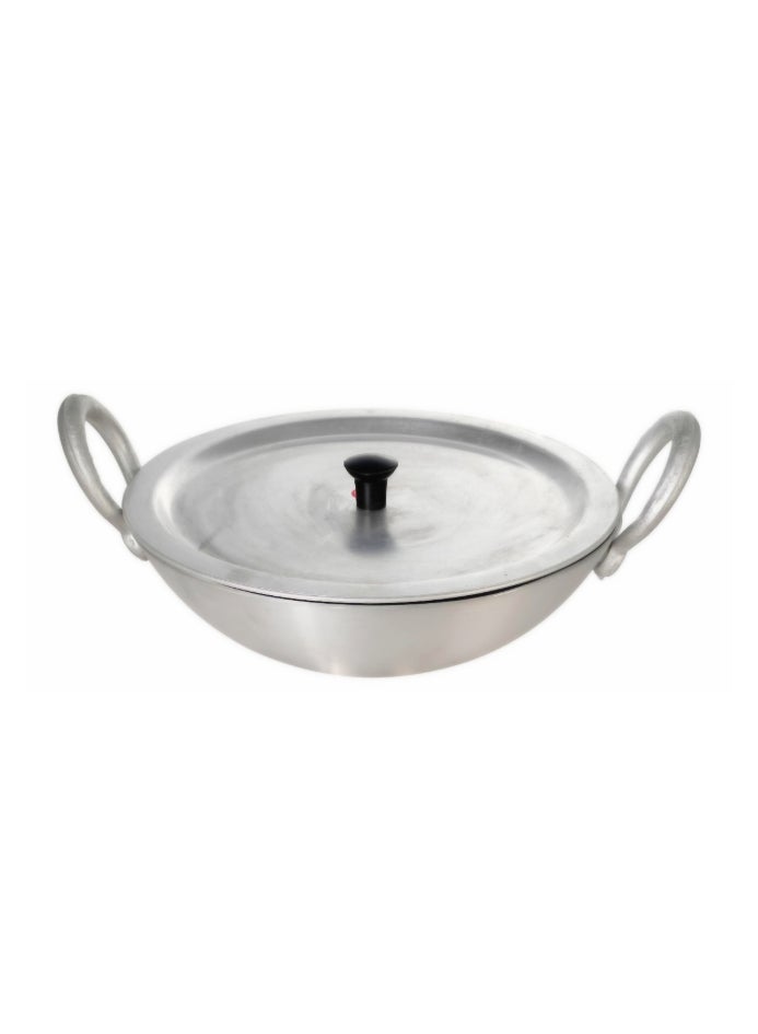 Ayda Cast Aluminium Heavy Guage Kadai with Lid 29 cm 