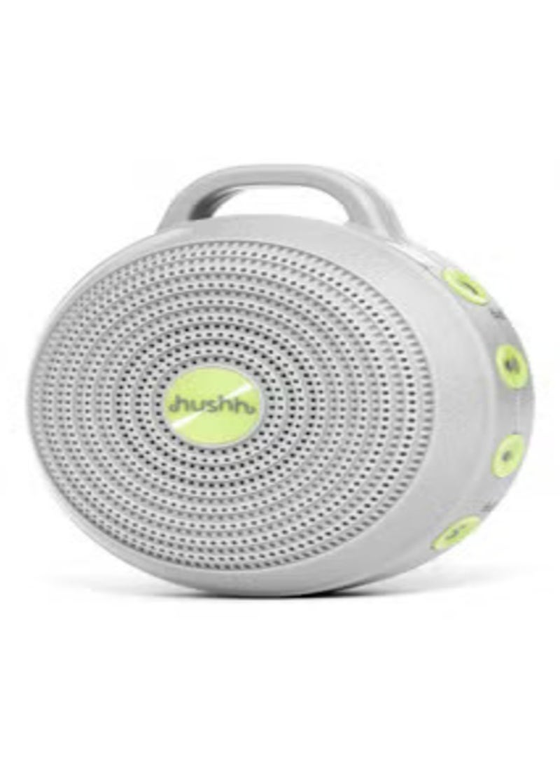 Yogasleep Hushh Portable White Noise Machine for Baby, 3 Soothing, Natural Sounds with Volume Control, Compact for On-The-Go Use & Travel, USB Rechargeable, Baby-Safe Clip & Child Lock, Grey, 2 Count - Image 2