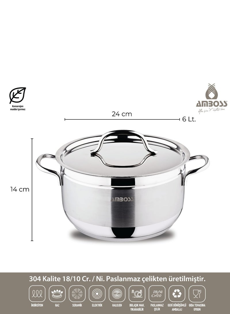 Amboss 9 Piece Stainless Steel Cookware Set - Image 4