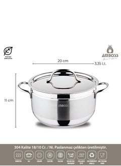 AMBOSS Amboss 9 Piece Stainless Steel Cookware Set  - Image 3