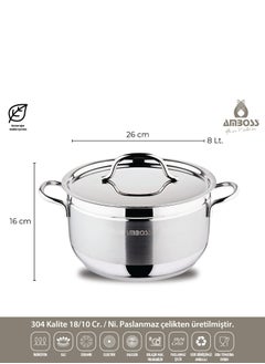 AMBOSS Amboss 9 Piece Stainless Steel Cookware Set  - Image 5