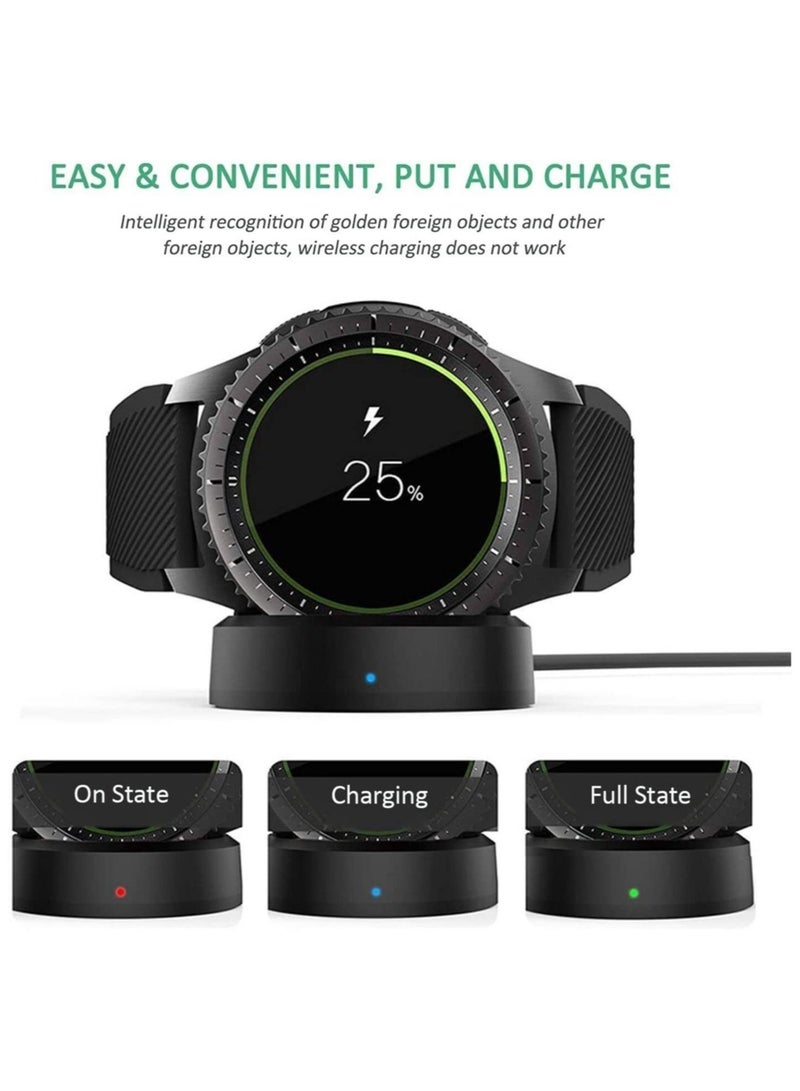 ELTRAZONE Samsung Gear S3 Charger, Bebetter Wireless Qi Charging Dock for Samsung Gear S3 Classic/Frontier Smartwatch (Also fit for Gear S2)  - Image 4