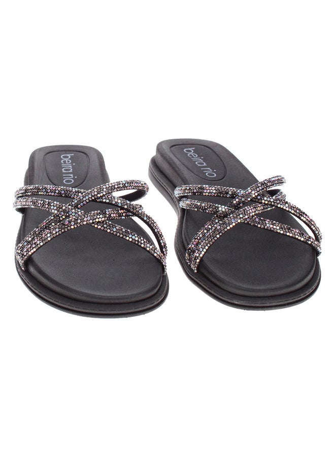 Beira Rio Embellished Flat Sandals - Image 3