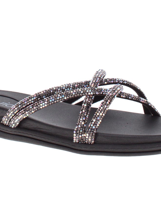 Beira Rio Embellished Flat Sandals - Image 4