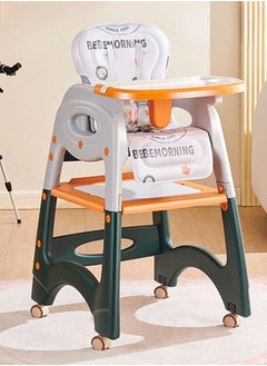 Aurlar 6-in-1 Multifunctional Baby High Chair – Adjustable Feeding Chair, Study Desk, Building Block Table, Push-and-Go Ride, Portable and Foldable – Suitable for 6 Months to 8 Years  - Image 2