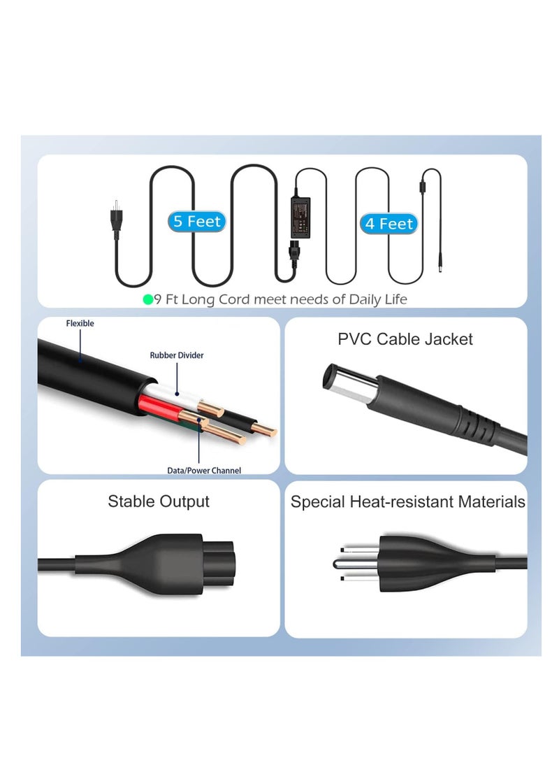 90W 65W Power Supply for HP ProDesk 600 400 G1 G2 G3 G4 G5 G6 Mini Desktop SFF PC,HP EliteDesk 800 Mini,HP Omni 120 100 All in One,HP Slimline 260 400 260-A010 260-A114 Power Cord AC Adapter Charger - Image 5