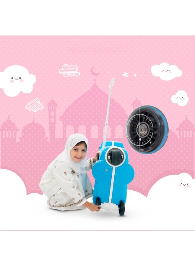 Airwheel SQ3 Kids Electric Luggage - Pink | 15L Compact Travel Luggage, Motorized Electric Luggage Scooter for Convenient and Fast Travel with Removable Battery | Official Dealer in KSA - Image 3