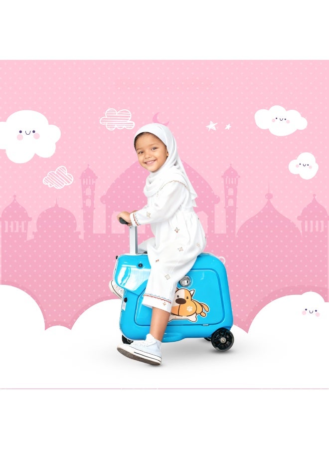 Airwheel SQ3 Kids Electric Luggage - Pink | 15L Compact Travel Luggage, Motorized Electric Luggage Scooter for Convenient and Fast Travel with Removable Battery | Official Dealer in KSA - Image 2