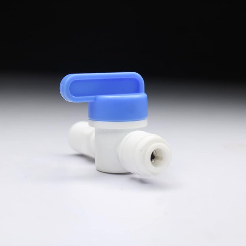 IONIX Plastic Inlet Valve 1/4 Size FoALL Ro Water purifiers (Plastic Handle and MS Nipple 1/4 Size) - Image 4