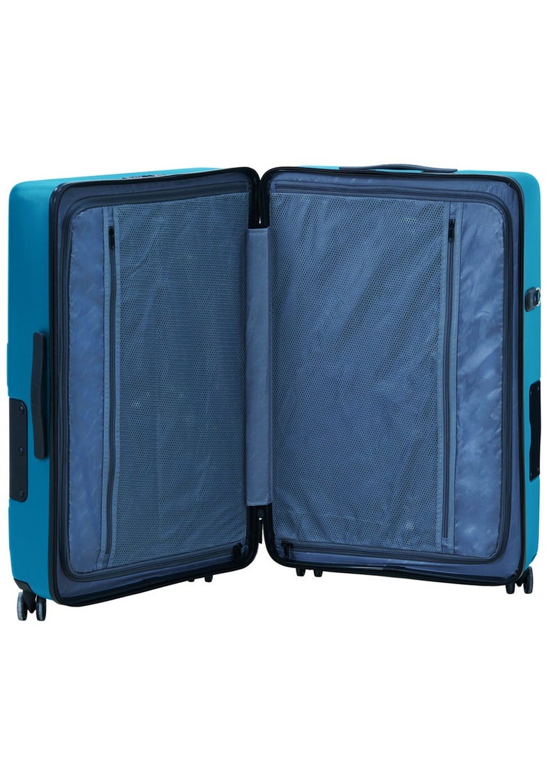 Connectable 3 Pcs Luggage Set | 22, 24 & 28" Spinner Luggage with TSA Locks | Patented Built-In Connecting System Easily Links 6 Bags | Sky Blue