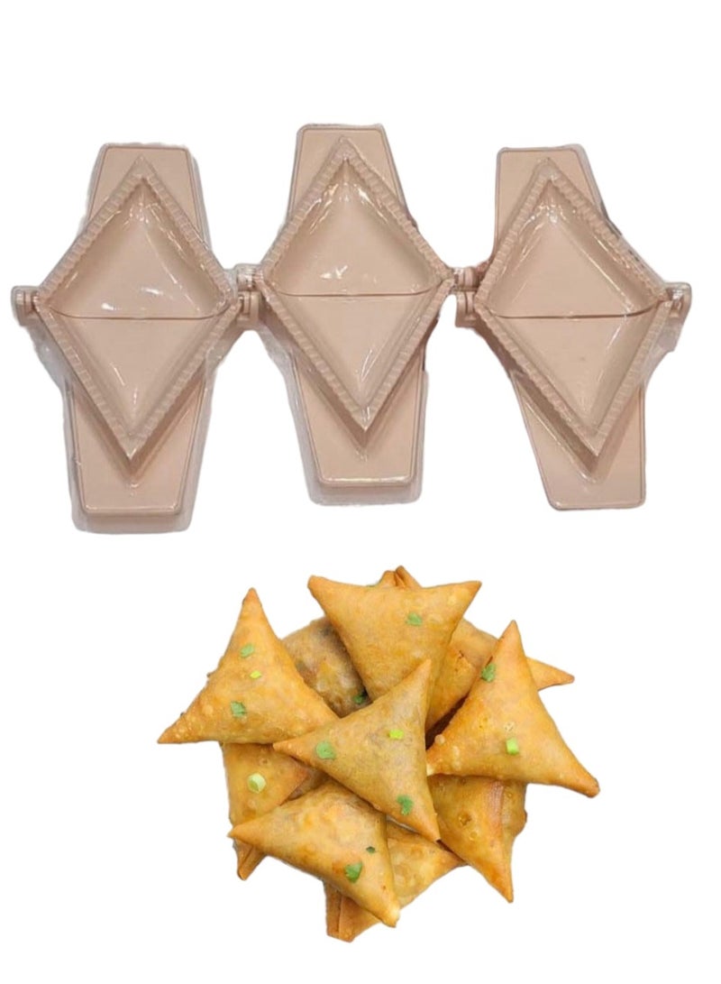 Large Dumpling Pierogies Maker 3 Tiangular Samosa Moulds