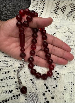 JewelleryClub Faturan Prayer Beads For Men 33 Beads Size 12mm  - Image 1