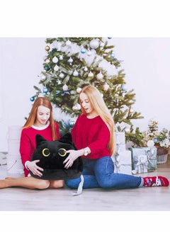 Y&D Plush Toy 3D Black Cat Toy Pillow Cute Animal Cat-Shaped Stuffed Pillow Cushion Great Gifts / Gifted for Birthday  Valentine's Day Give Girlfriend and ChildrenBlack-15.7"…  - Image 3